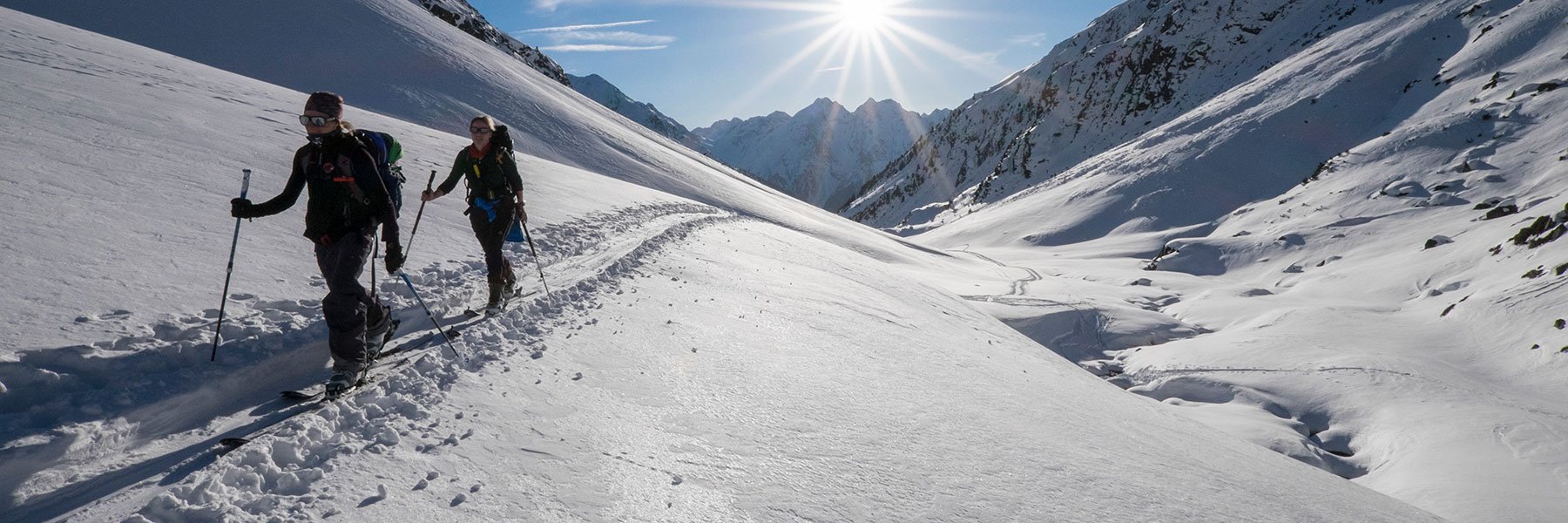 Skitour entlang des Winnebach